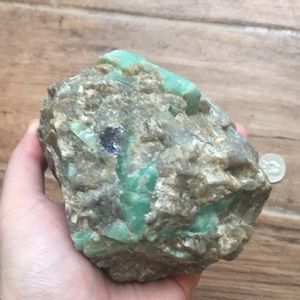Genuine Emerald Rough worth to collect